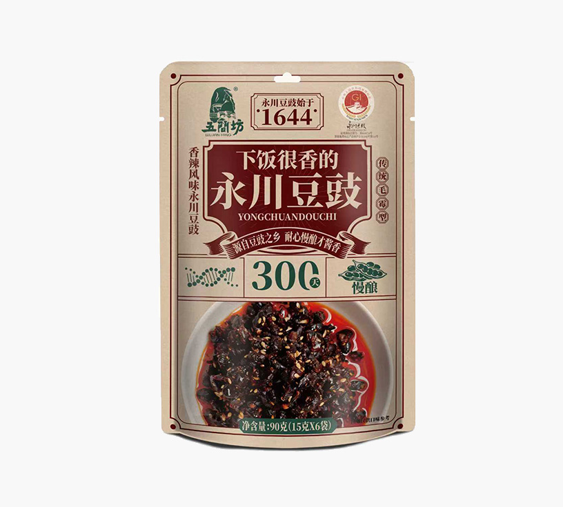 90g立袋香辣风味永川豆豉 (15g×6袋)
