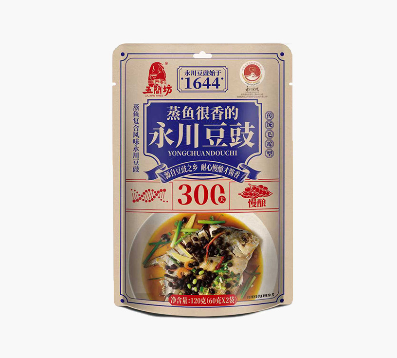 120g立袋蒸鱼复合风味永川豆豉 (60g×2袋)