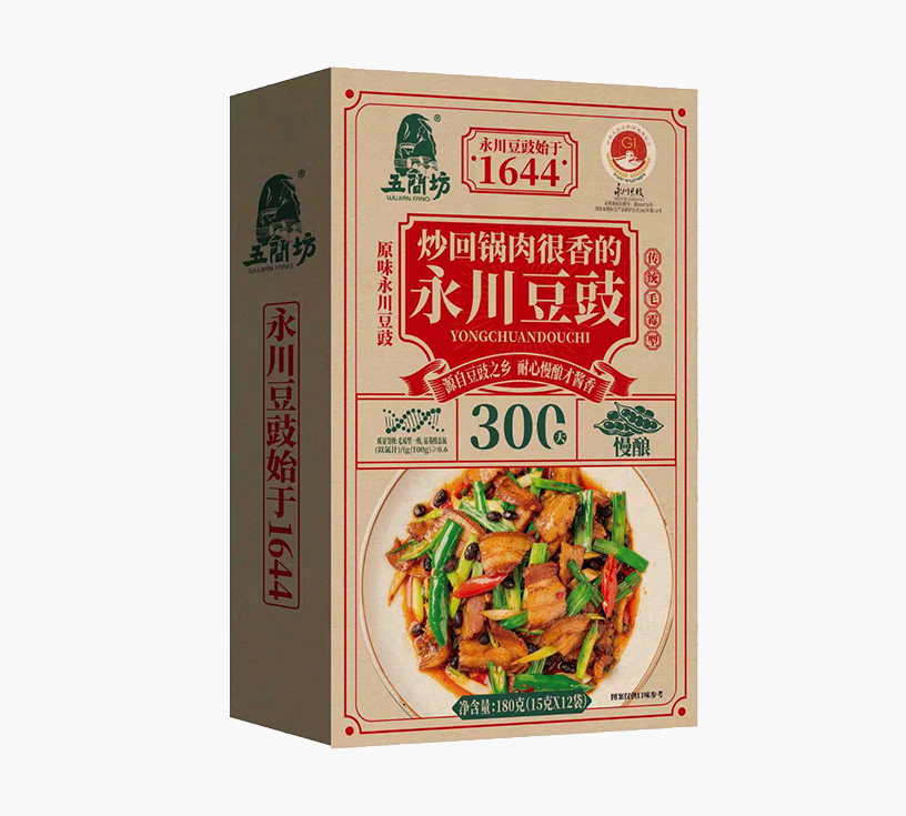 180g盒装一级毛霉型原味永川豆豉 (15g×12袋)