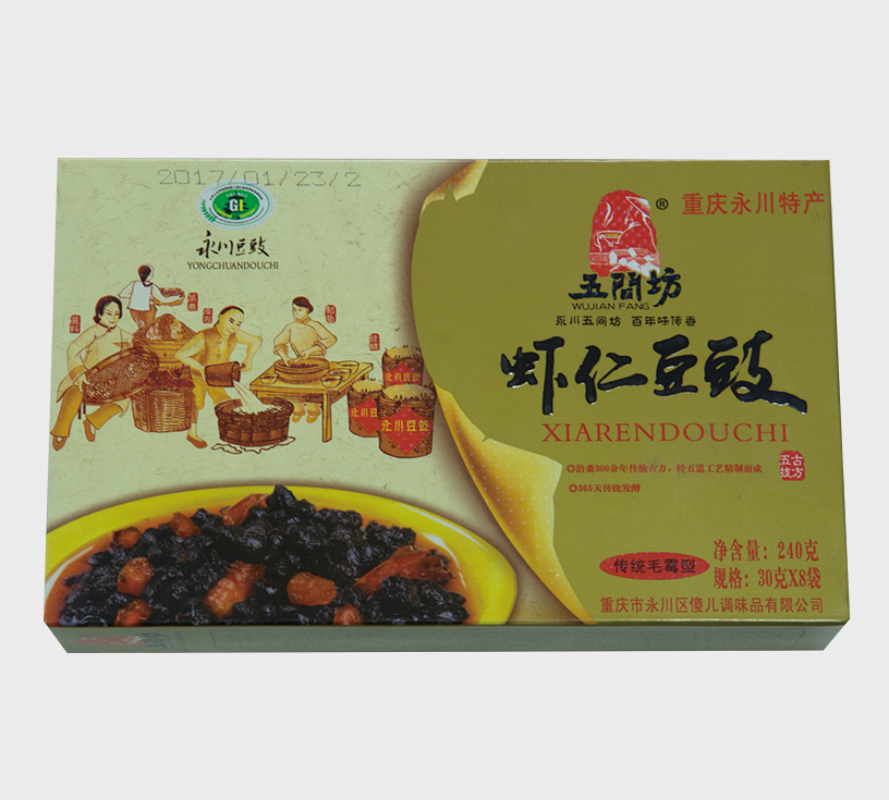 精品盒装虾仁豆豉（30g×8小袋）